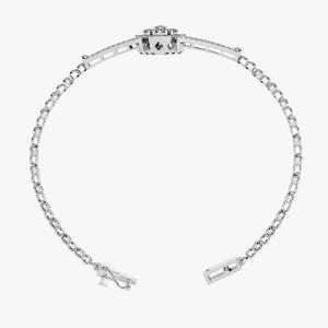Classic 14K White Gold <b>bracelet</b> Moissanite Lab Grown Diamond Tennis <b>Bracelet</b> for Anniversary Gift - Product Image 3