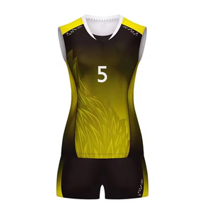 Ventes en gros de nouveaux ensembles de maillots de volley-ball de style sportif, sublimés, pour la vente en ligne à bas prix - Product Image 5