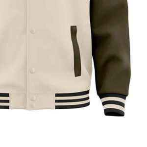 Chaquetas Deportivas con Capucha para Hombre al por Mayor OEM/ODM, Chaqueta Varsity Casual Bordada Resistente al Viento para Hombre - Product Image 4