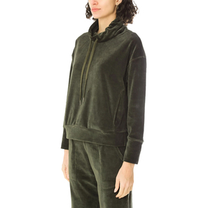 <b>Top</b> Quality Women's Velvet Hoodie With Side Pocket Pullover Slim Fit Warm Winter Hoodies Sweatshirt With OEM Service - Product Image 6