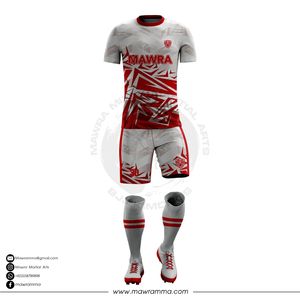 Maillot de foot personnalisé MAWRA OEM, haute qualité, design personnalisé et numéro d'équipe, uniforme de foot sublimé pour clubs - Product Image 4