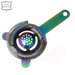 Coctelera de acero inoxidable de alta calidad con filtro de hielo, coladores de barra, herramientas de separación, Material de Metal con logotipo personalizado - Product Image 2