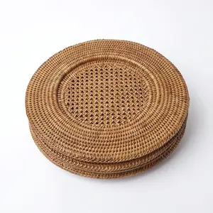 Product for Wedding Decor Rattan <b>Placemats</b> for <b>Dining</b> <b>Table</b> Centerpieces Decoration Handmade From Direct Factory Vietnam OEM - Product Image 6