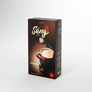 Café instantané noir SANG ESPRESSO 100g par boîte café préféré pour le matin fabriqué au Viet Nam boisson de marque REXUN - Product Image 1