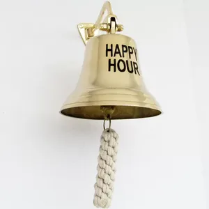 Hot Selling Quality Premium Brass <b>Ship</b> <b>Bell</b> for Nautical Theme Hanging <b>Bell</b> for Home Indoor Decor Usage in Wholesale Price - Product Image 4