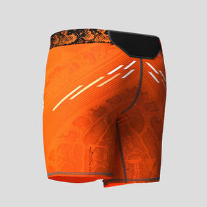 2025 personnalisé Orange Grappling MMA Shorts de haute qualité UFC Jiu Jitsu Kimono De Jiu Jitsu avec fonction extensible équipement de combat personnalisé - Product Image 3