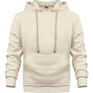 2025 OEM Sweats à capuche vierges de haute qualité pour hommes Jersey marron uni chaud 100% sweats à capuche en coton avec cordes - Product Image 5