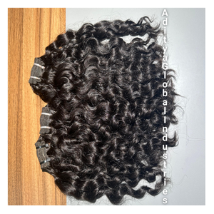 Mèches de Cheveux Humains Indiens Bouclés Véritables Collection Temple Brut Texture Non Traitée Longue Durée avec Brillance Naturelle pour Volume - Product Image 2