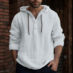 Vente en gros 100% coton pulls à capuche pour hommes 400 GSM Streetwear sweats brodés Technics impression numérique pour l'hiver - Product Image 3