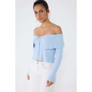 Suéter de Punto con Detalle de Botones - Product Image 2