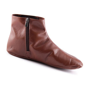 Chaussettes en cuir véritable respirantes pour l'hiver, unisexes, en cuir de mouton véritable, doublées de polaire chaude, tailles - Product Image 4