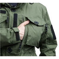 Veste à blouse double sécurité pour hommes coupe-vent personnalisée en gros Veste à blouse respirante personnalisée pour la chasse en plein air Vestes à blouse multi-poches pour hommes