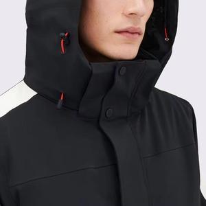 Personalizada de alta calidad al aire libre chaqueta cortavientos impermeable deportes poliéster chaqueta de los hombres con capucha extraíble - Product Image 6