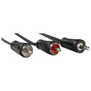 Câble adaptateur audio RCA Mini Jack 1,5 m noir 00205110 - Product Image 2
