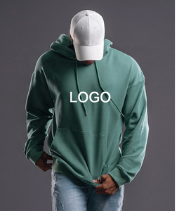 Sudaderas con capucha unisex negras personalizadas al por mayor, de invierno, de alta calidad, bordadas, económicas, de forro polar, de lana, anti-bolitas, de secado rápido - Product Image 2