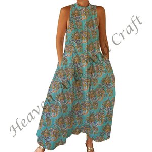 Mono con Estampado Floral Surtido, Corte Holgado, Ropa de Playa, Cuello Redondo, Ropa Casual de Vacaciones para Otoño, Mono para Primavera/Verano para Adultos - Product Image 3