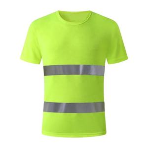 T-shirt de travail haute visibilité avec bande réfléchissante pour la construction, l'usine et l'usage industriel - Product Image 1