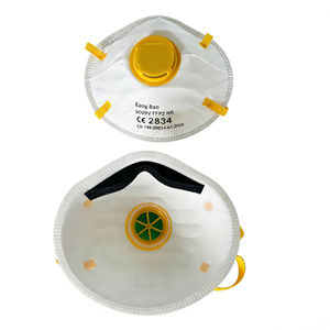 Masque respiratoire FFP2 <span class=keywords><strong>à</strong></span> valve avec <span class=keywords><strong>filtre</strong></span> <span class=keywords><strong>à</strong></span> <span class=keywords><strong>charbon</strong></span> <span class=keywords><strong>actif</strong></span> <span class=keywords><strong>anti</strong></span>-<span class=keywords><strong>odeur</strong></span>, jetable, pour usage industriel, livraison rapide - Product Image 2
