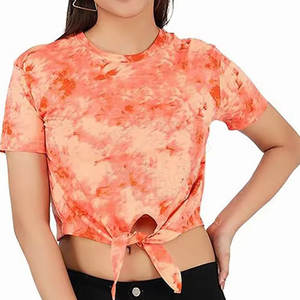 Camiseta Corta de Moda para Mujer, Estilo Casual de Verano, MOQ Bajo, Manga Corta, Algodón Suave, Diseño Moderno - Product Image 3