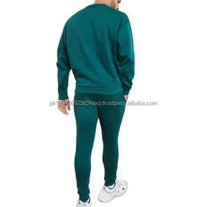 Track suit men Wholesale Running tracksuit Two Piece Set Zip Up Fleece Custom Men Tracksuits for sale in low price - Product Image 2