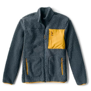 Veste Sherpa surdimensionnée personnalisée pour homme, manteau en polaire vintage bicolore, veste en fourrure de qualité supérieure, chaude et moelleuse, style Teddy Bear - Product Image 1