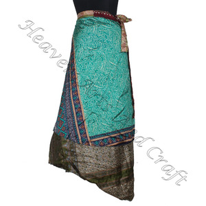 Nueva falda envolvente con estampado largo, estilo bohemio multicolor con ropa de verano, moda cómoda, estilo Hippie, tamaño libre, mujeres gitanas - Product Image 1