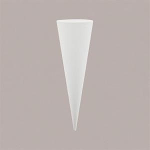 2000 Portavasos Desechables de Papel Blanco para Conos de Helado de 1537.5cm - Product Image 1