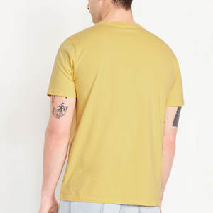 T-shirt en coton 100% imprimé pour homme, design de logo personnalisé, manches courtes, t-shirt de luxe à col rond pour homme, motif uni - Product Image 6