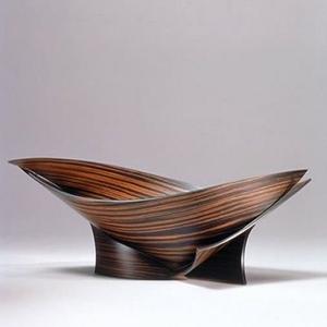 Bol en bois élégant pour la maison hôtel ustensiles de cuisine vaisselle fruits secs et dattes bol couleur marron en bois naturel fini forme ronde - Product Image 2