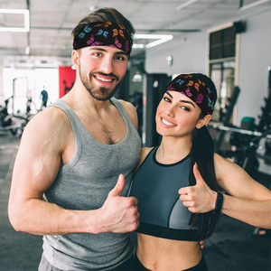 Stretchable Men <b>Headband</b> Lightweight Design Perfect for <b>Sports</b> Yoga Running Gym and Daily Casual Wear Comfort Gym <b>Headbands</b> - Product Image 6