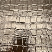 Sac en cuir vegan à motif crocodile métallisé tendance, en cuir PU, tissu en cuir synthétique