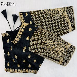 Blusa con bordado de seda para mujer, traje étnico indio, bonito diseño de novia, novedad de verano de 2022 - Product Image 6