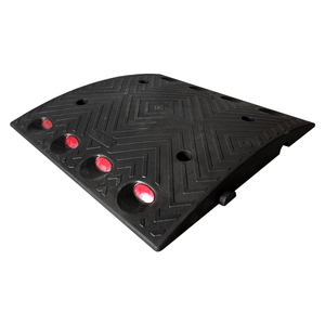 9.5m Outdoor <b>Plastic</b> Speed Hump Set with Rubber & Steel Base - Product Image 5