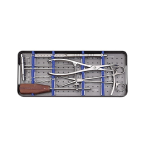 Juego de Instrumentos Manuales de Acero Inoxidable para Columna Vertebral, Instrumentos Endoscópicos Unilaterales Biportales con Estuche, Autoclavables, Certificación CE - Product Image 1