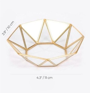 ที่เขี่ยบุหรี่ทรงเพชรกรอบสีทองพร้อมไฟแช็กอุปกรณ์สูบบุหรี่คุณภาพดีที่สุดสำหรับบ้านร้านอาหาร - Product Image 2