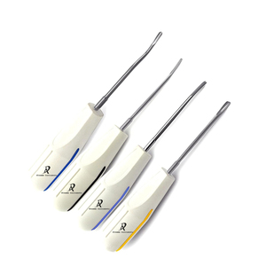 Juego de elevadores de plástico blanco de 8 para extracción de elevación de raíz dental Cirugía oral Instrumentos de implante Herramientas profesionales - Product Image 2