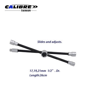 Taiwan Adjustable 4 Way Tire <b>Wrench</b> Double <b>Power</b> Lug for High Torque DIY Applications Customizable OEM Support - Product Image 4