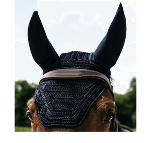 Vente en gros, Design personnalisé de haute qualité, contrôle de la mouche du cheval, Bonnet d'oreille pour cheval avec des couleurs personnalisées - Product Image 3