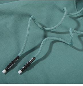 Invierno personalizado pulóver Sudadera con capucha 100% algodón sólido Vintage High Street estilo secado rápido transpirable Regular Fit Unisex - Product Image 6