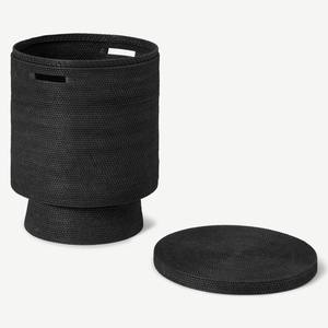 Wholesale cost sustainable rattan kitchen <b>waste</b> bin functional handmade <b>basket</b> container bins - Product Image 4