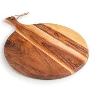 Tabla de cortar de madera redonda más vendida para uso doméstico y en la cocina Tamaño personalizado Producto de la mejor calidad de la India - Product Image 2