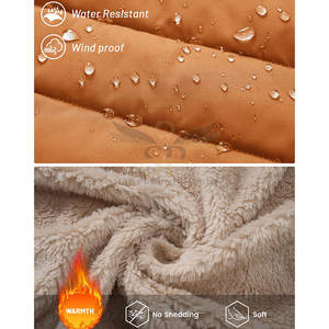 Veste polaire surdimensionnée pour hommes dernière conception pas chère veste polaire sur mesure - Product Image 3