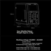 Alimentation CC réglable SKYRC PSU2000 1980W 8-36V pour drone, chargeur RC, source d'alimentation à découpage régulée haute puissance