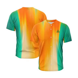OEM Customized Breathable 100% Polyester <b>Baseball</b> Jersey High Quality Fashion Sports Wear Streetwear - Product Image 1