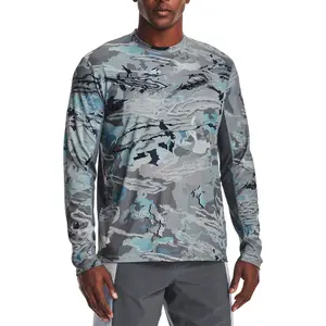 Professional Suppliers long Sleeves Camouflage Cotton T-Shirt Custom logo High Quality Camouflage Full Sleeves T-Shirts