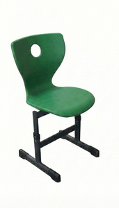 Chaise d'étudiant moderne 2026 réglable en hauteur avec pieds en T, monobloc en plastique, pour appartement, maison, bureau, hôpital, école - Vente en gros - Product Image 3