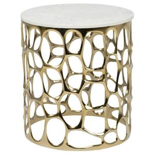 Silver <b>metal</b> <b>legs</b> style living room furniture round modern Decorative Home Decor Modern <b>Metal</b> Side <b>Table</b> - Product Image 6