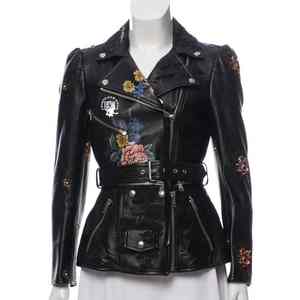 Chaqueta vaquera de algodón de manga larga acolchada para mujer Cantidades personalizadas disponibles en Negro Azul con bolsillos Abrigo OEM Estilo más nuevo - Product Image 5