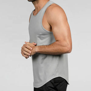 Nuevo verano Fitness Wear sin mangas por encargo de los hombres Tank Top / OEM Design O Neck Men's Tank Top para la venta Servicio del OEM - Product Image 2