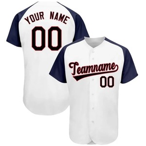 T-shirt de baseball personnalisé, baseball américain, unisexe, décontracté, été, polyester, bouton unique, imprimé, jersey - Product Image 4